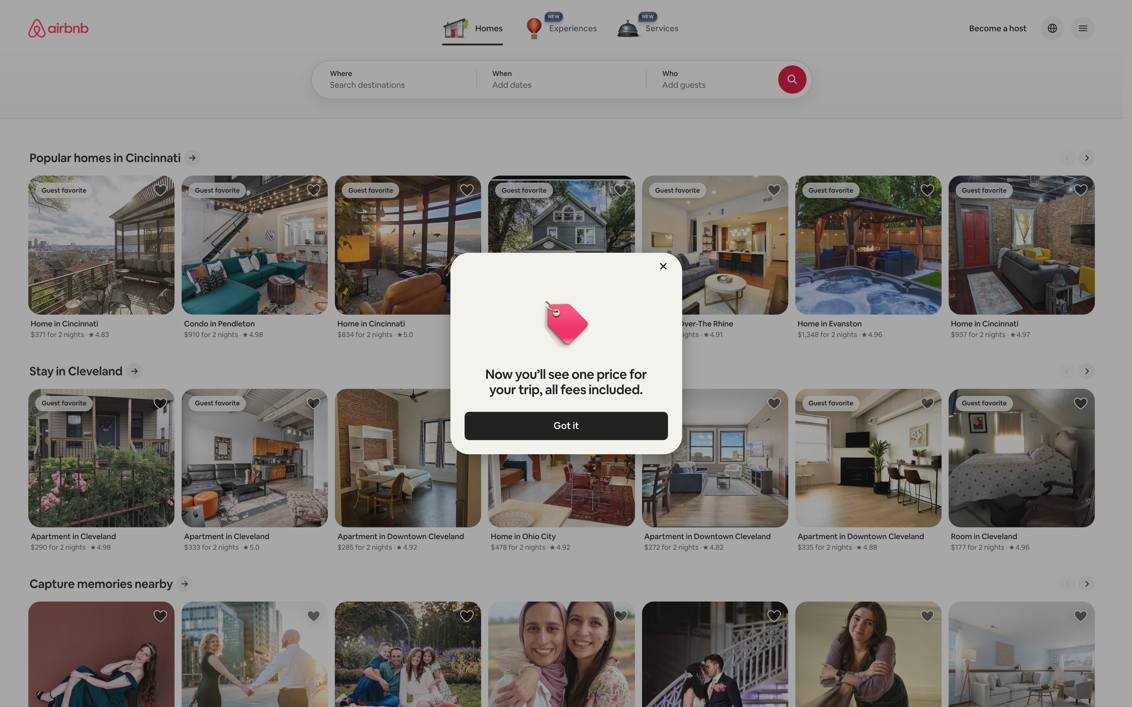 airbnb.com screenshot